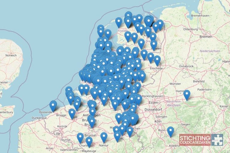 Stichting Coldcasezaken lanceert interactieve coldcase-map: “Aandacht, aandacht en nog eens aandacht”