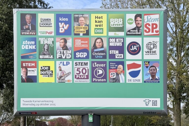 Politieke partijen mogen weer verkiezingsborden plaatsen in zaanstad